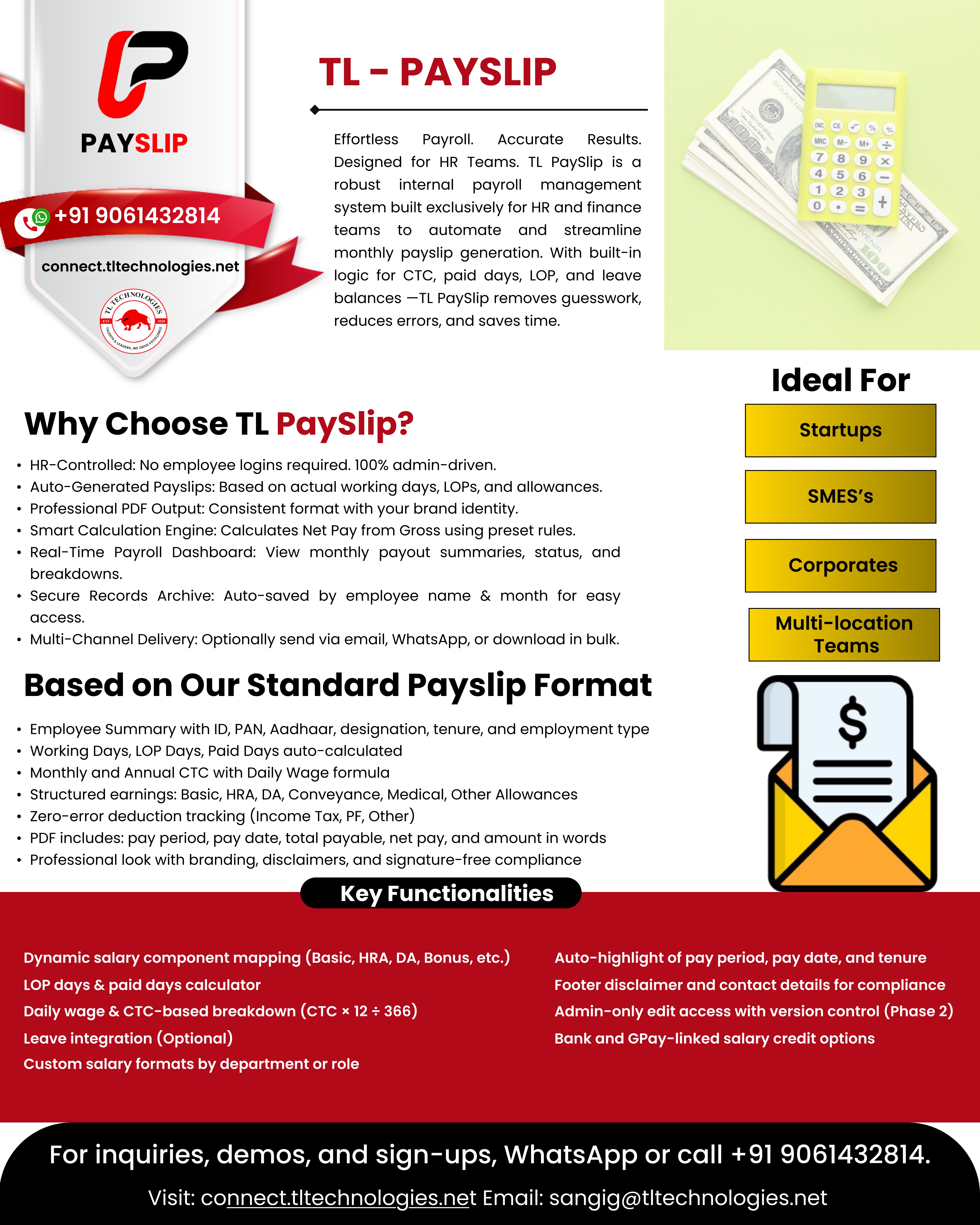TL PaySlip - Smart Payslip Generation SaaS